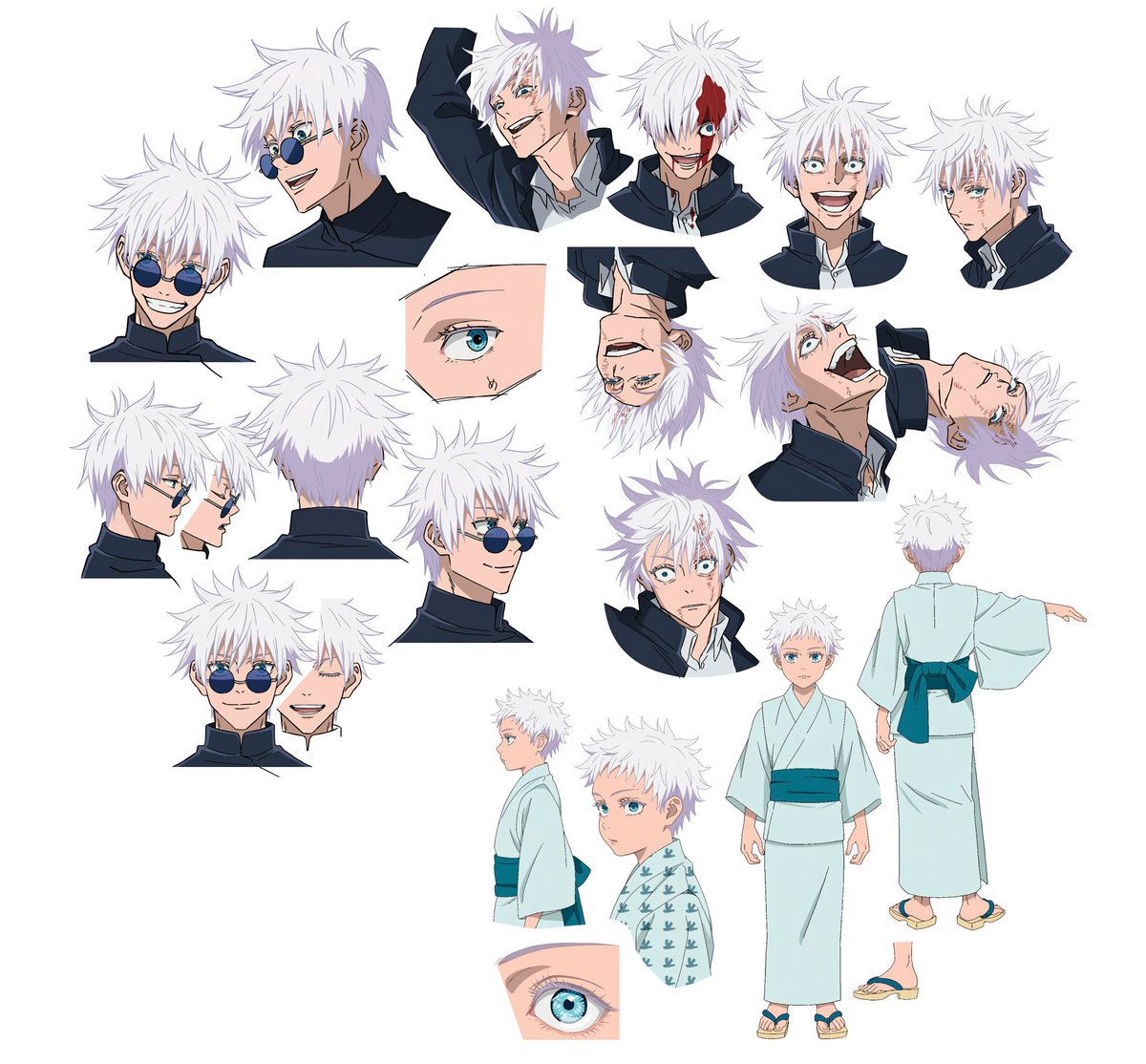 Go_Jover's tweet photo. HI ARC GOJO CHARACTER SHEET IN FULL HIGH QUALITY #JujutsuKaisen https://t.co/arvbQKCfMn