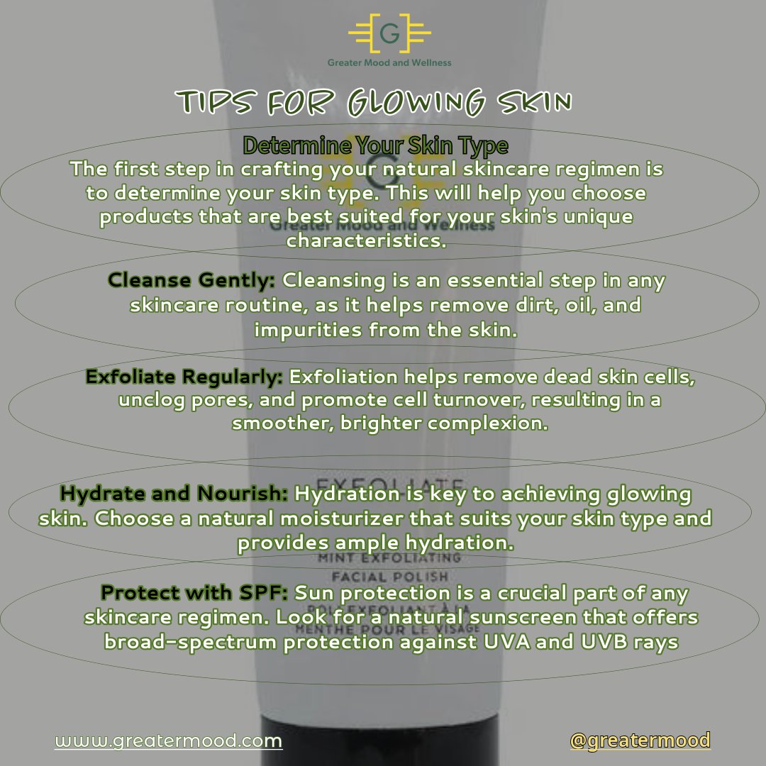 GreaterMood's tweet photo. Learn about effective skincare practices and lifestyle habits that enhance your natural beauty.
https://t.co/HmEYsLqFtA
#GlowingSkinTips #SkincareRoutine #HealthyGlow #RadiantComplexion #BeautyTips #SkincareGoals #NaturalRadiance #SkinHealth #GlowingComplexion #SelfCareRoutine https://t.co/uGktnUgowf