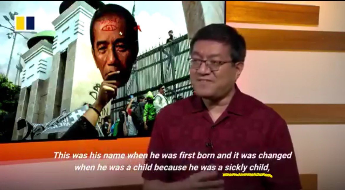 MariaAlkaff_'s tweet photo. 16 hari lagi… 
Mulyono @jokowi dan keluarga @gibran_tweet @kaesangp dikuliti koran Hong Kong, South China Morning Post. 
Mulai dari politik dinasti, nepotisme dengan menabrak konstitusi yang dilakukannya bersama ipar di MK, hingga gratifikasi yang dinikmati seluruh keluarga, semua dibahas. 
Menarik, meski presiden meminta maaf jelang masa demisioner, anak bungsunya justru seolah menantang emosi rakyat. 
Perhatikan bagaimana si pengamat menyebut “sickly child” pada anak Mulyono. 
Akankah rakyat memaafkannya? 
 
CC :
@TIME 
@CNN 
@CNBCi 
@AJEnglish 
@nhk_news 
@Metro_TV 
@Beritasatu 
@tempodotco 
@officialinews_ 
@kompascom 
@liputan6dotcom 
@PDI_Perjuangan 
@Gerindra 
@golkarpedia 
@DPP_PKB 
@PKSejahtera 
@psi_id