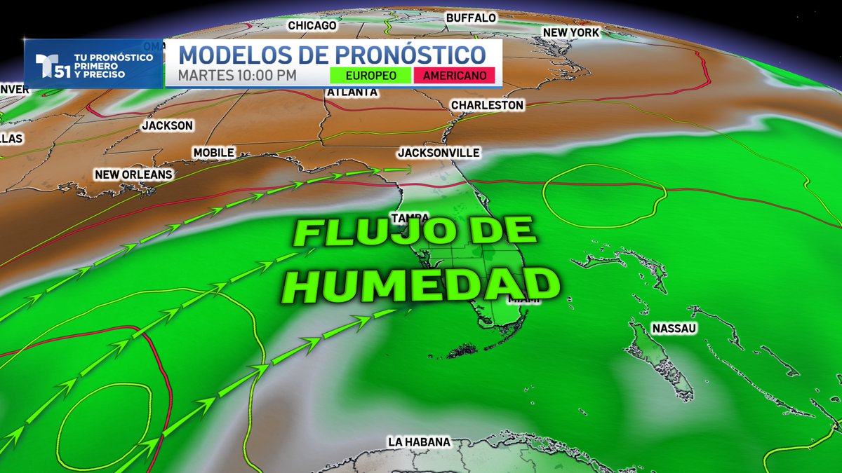 ArielT51's tweet photo. Muy a pesar de la formación, o no, de algún disturbio en el Golfo de México hacia mediados de la semana próxima, lo cierto es que veremos un notable aumento en la probabilidad de lluvia y existe potencial de que provoquen inundaciones. Atentos. https://t.co/YgBF1iaL8Y