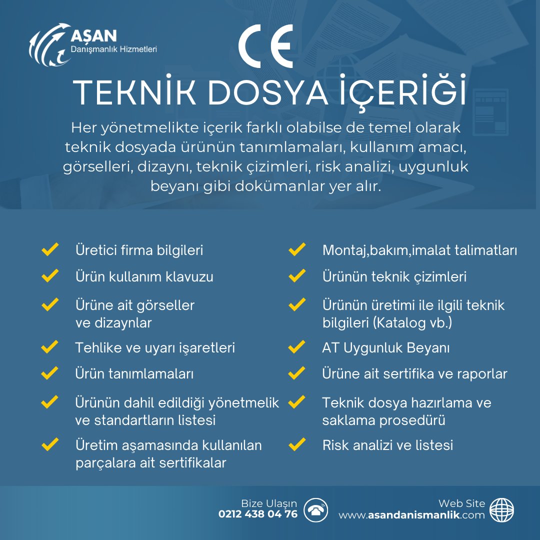 🔧 CE Belgelendirme – Teknik Dosya Hazırlama

📞 0212 438 04 76
☎ 0545 341 43 49
🌏 asandanismanlik.com

🛠️ #CEBelgesi
🛠️ #TeknikDosyaHazırlama
🛠️ #ÜrünGüvenliği
🛠️ #AvrupaBirliği