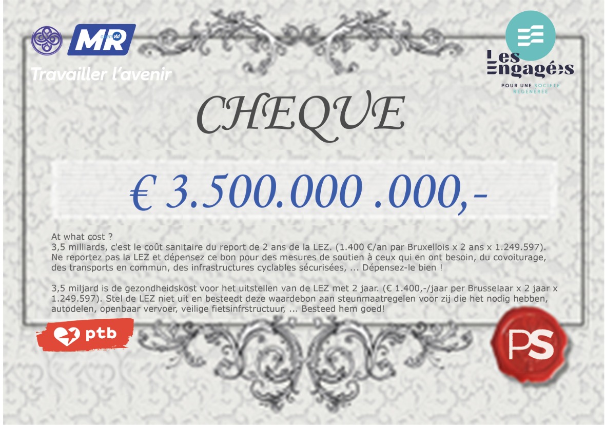 Bravo 👏  #LEZisMore! 😷😷😷
 
Honte à vous <a href="/LeisterhDavid/">David Leisterh</a> <a href="/MRBruxelles/">MR Bruxelles</a> <a href="/cdebeukelaer/">Christophe De Beukelaer</a> <a href="/LesEngages_BXL/">Les Engagés.be - Bruxelles</a> <a href="/AhmedLaaouej/">Ahmed Laaouej</a> <a href="/psbruxellois/">PS Bruxelles</a> 🚙🚙🚗💨😷🥀

TRUE data exposes threat of delaying Brussels #LEZ <a href="/TRUE_Emissions/">TRUE Emissions</a>:
trueinitiative.org/news/2024/octo…