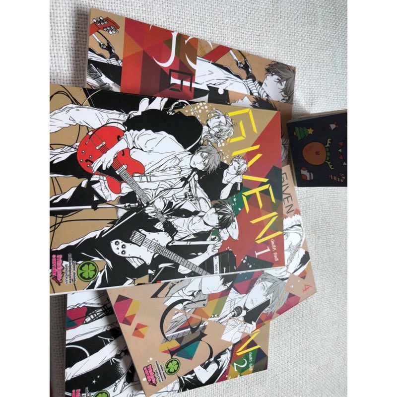 plaiphukan's tweet photo. ￼Given เล่ม 1-4 ลด10% มีที่ขั้นในเล่ม ราคา324฿ 

#การ์ตูนวาย
#การ์ตูนว่ยมือสอง 
#Given https://t.co/qbR3RCZmpF