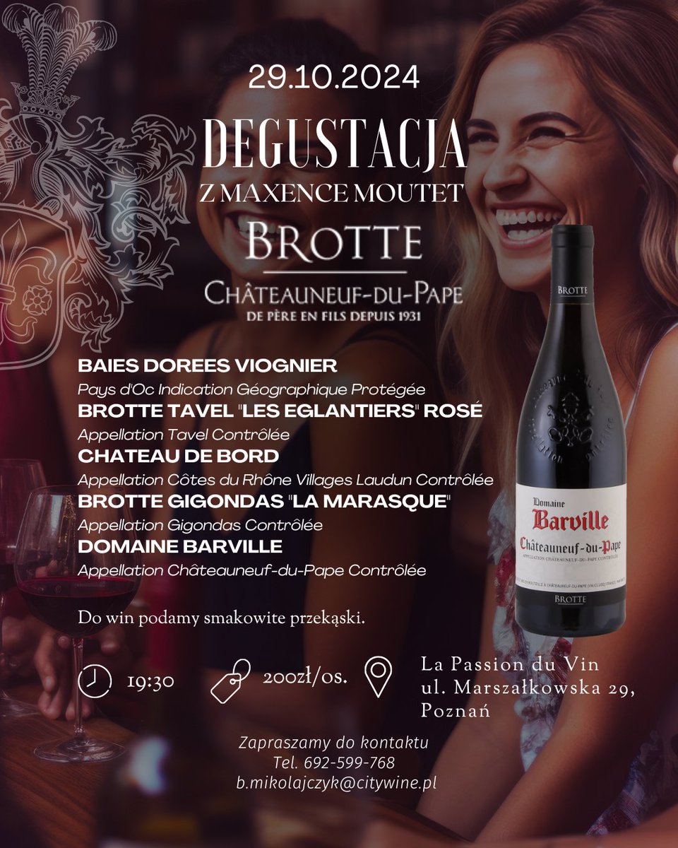 mikolaj_b's tweet photo. Maison Brotte / Châteauneuf-du-Pape _ Vin Diner - https://t.co/JO7I82l3iy https://t.co/mJ4dWfpDkh