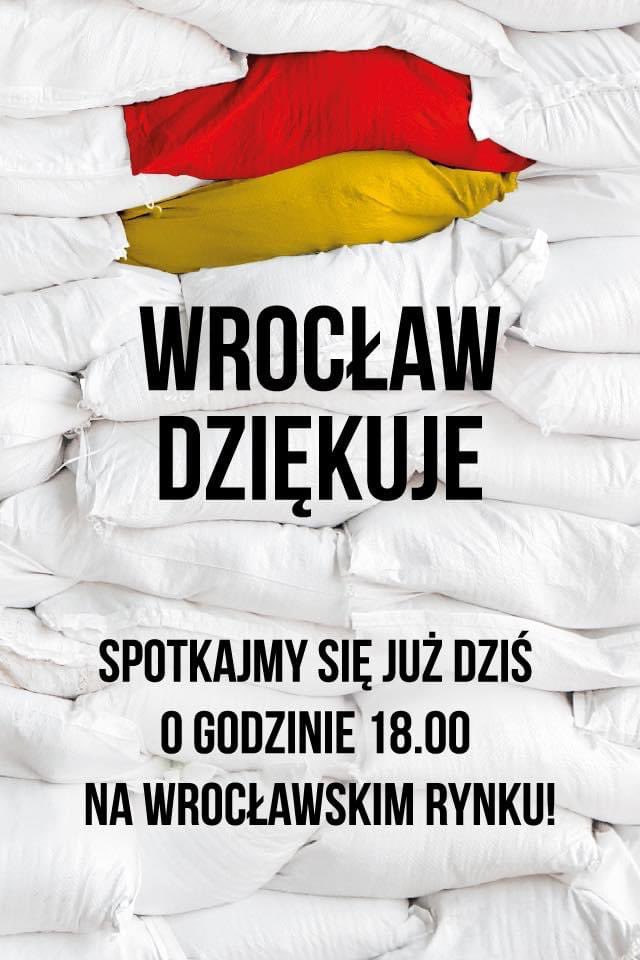 Już dziś spotkajmy się na wrocławskim Rynku podczas koncertu „Wrocław dziękuje” ❤️
W trakcie będziemy łączyć się z terenami, które ucierpiały podczas powodzi i zachęcać do wsparcia.
👉 Na scenie pojawią się wspaniałe gwiazdy!
👉 wro.news/KoncertWroclaw…