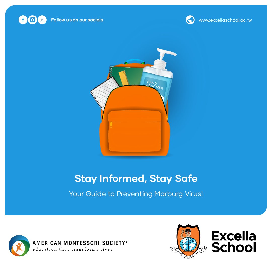 As part of the Marburg prevention measures, there’s no need to panic! Here are some tips to keep yourself and your loved ones safe:

✅𝐖𝐚𝐬𝐡 𝐘𝐨𝐮𝐫 𝐇𝐚𝐧𝐝𝐬 𝐅𝐫𝐞𝐪𝐮𝐞𝐧𝐭𝐥𝐲: Use soap and water for at least 20 seconds, especially after being in public.

𝐔𝐬𝐞 𝐇𝐚𝐧𝐝