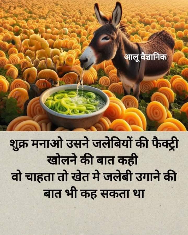 <a href="/JaikyYadav16/">Jaiky Yadav</a> हरियाणा मे राहुल गाँधी का जलवा 
🌹आलू सोना फैक्ट्री के बाद पेश है 
हरियाणा मे जलेबी की Factory लगेगी 
😁😁😁