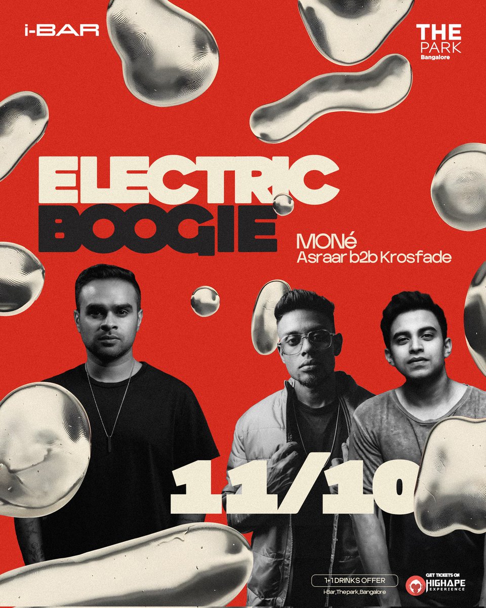 Bangalore! It's been a minute. Playing next weekend for <a href="/electricboogie_/">penny</a> alongside <a href="/asraarind/">Asraar</a> &amp; @krosfade

Details below:

🗓️ Friday | Oct 11, 2024
📍 <a href="/ibar/">Barmawi</a>.theparkbangalore
🎟️ Guest list till 9.30pm

See you on the dance floor 💃
instagram.com/p/DAqbeV_yKze/…