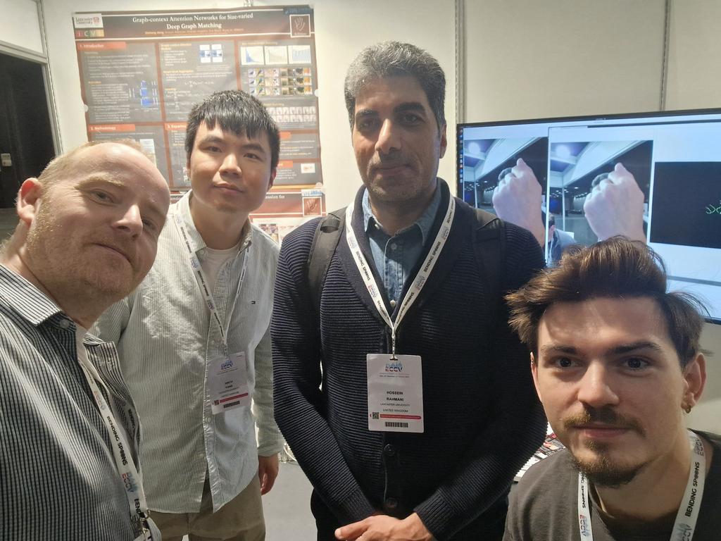 Thanks to all at #ECCV2024 for stopping by our demo yesterday, where we gave the latest updates of our H-Unique work in computer vision, forensic identification and anatomical variation. If you want to learn more, check us out at wp.lancs.ac.uk/h-unique/