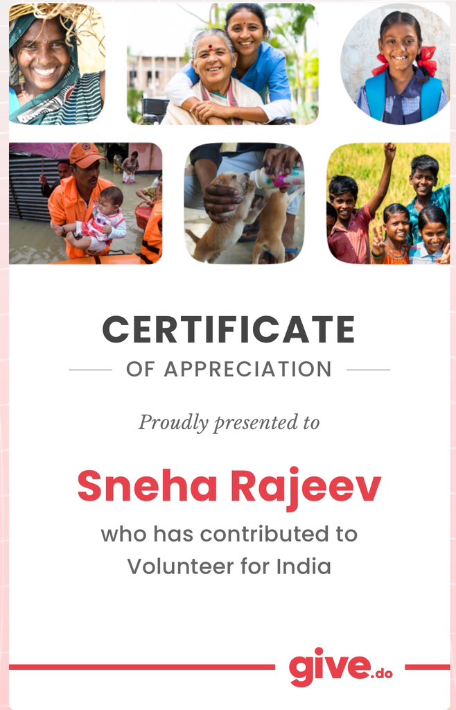 SnehaRajeev_'s tweet photo. I did my part by donating. 

Please consider donating or spreading the word for this important cause!

Happy Daan Utsav ✨ https://t.co/bXFLiwqYhm