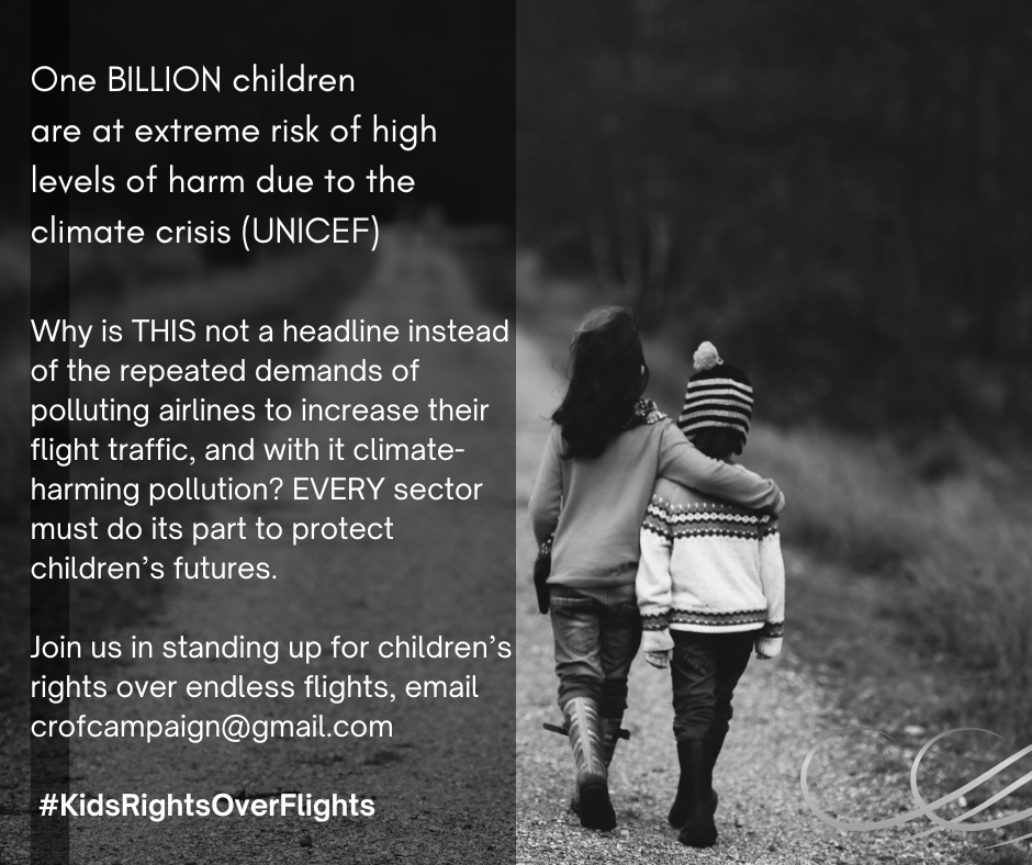 RightOverFlight's tweet photo. @VirginMediaNews @PaulQuinnNews Reminder to @VirginMediaNews : #Ryanair are reported to be polluting more than ever, even as the climate crisis escalates &amp;the odds for our kids &amp; grandkids worsens. Please think about children's best interests &amp; the narratives you are platforming. #ProtectWhatWeLove #KeepTheCap https://t.co/vQBgsoluAw
