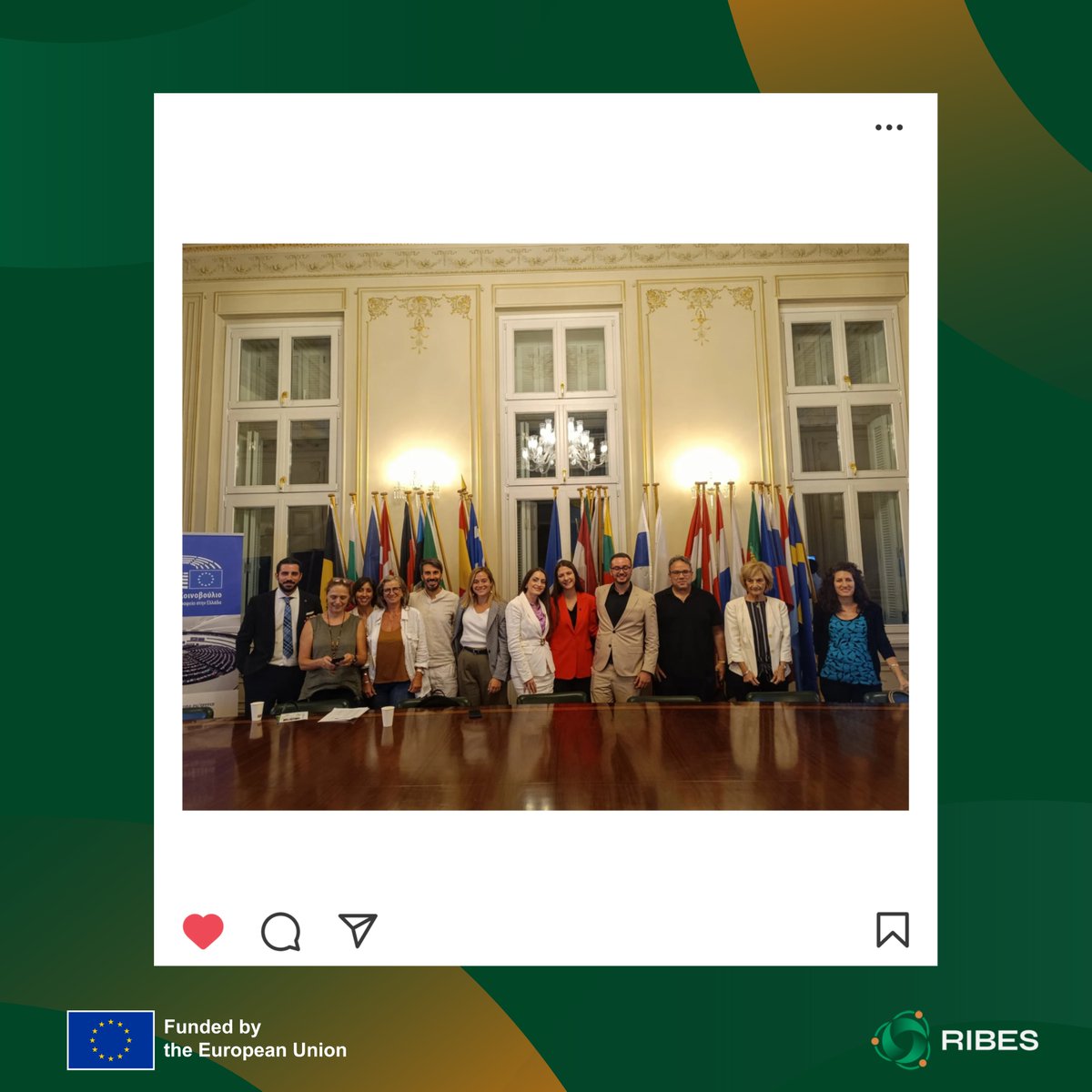 RIBES_project's tweet image. Our lovely partners and Greek MTF Managers, MedINA, represented the #RIBES project at the &quot;Cultural heritage and contemporary threats&quot; event held at the #European #Parliament Liaison Office in #Greece spreading our vision to build sustainable rural #EU regions.