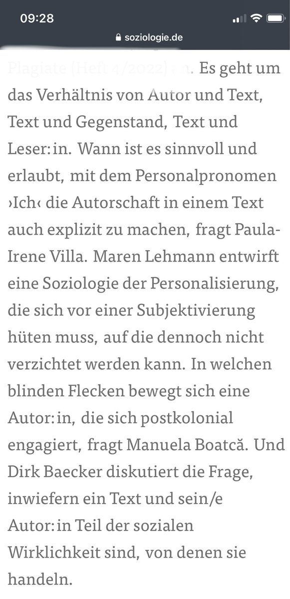 Manuela Boatcă (@manuelaboatca) on Twitter photo Symposium zum Thema „Autorschaft“ im neuen Heft der <a href="/DGSoziologie/">DGS</a>-Zeitschrift nun erschienen. Mit Beiträgen von <a href="/DieVilla4/">Die_Villa_Braslavsky</a>, Maren Lehmann, Dirk Baecker aka <a href="/ImTunnel/">Dirk Baecker</a> und mir! 👇🏼 Symposium zum Thema „Autorschaft“ im neuen Heft der <a href="/DGSoziologie/">DGS</a>-Zeitschrift nun erschienen. Mit Beiträgen von <a href="/DieVilla4/">Die_Villa_Braslavsky</a>, Maren Lehmann, Dirk Baecker aka <a href="/ImTunnel/">Dirk Baecker</a> und mir! 👇🏼