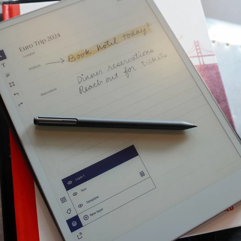 remarkablepaper's tweet photo. "Writing with the Marker is immediately enjoyable." - Kyle Kucharski, ZDNet