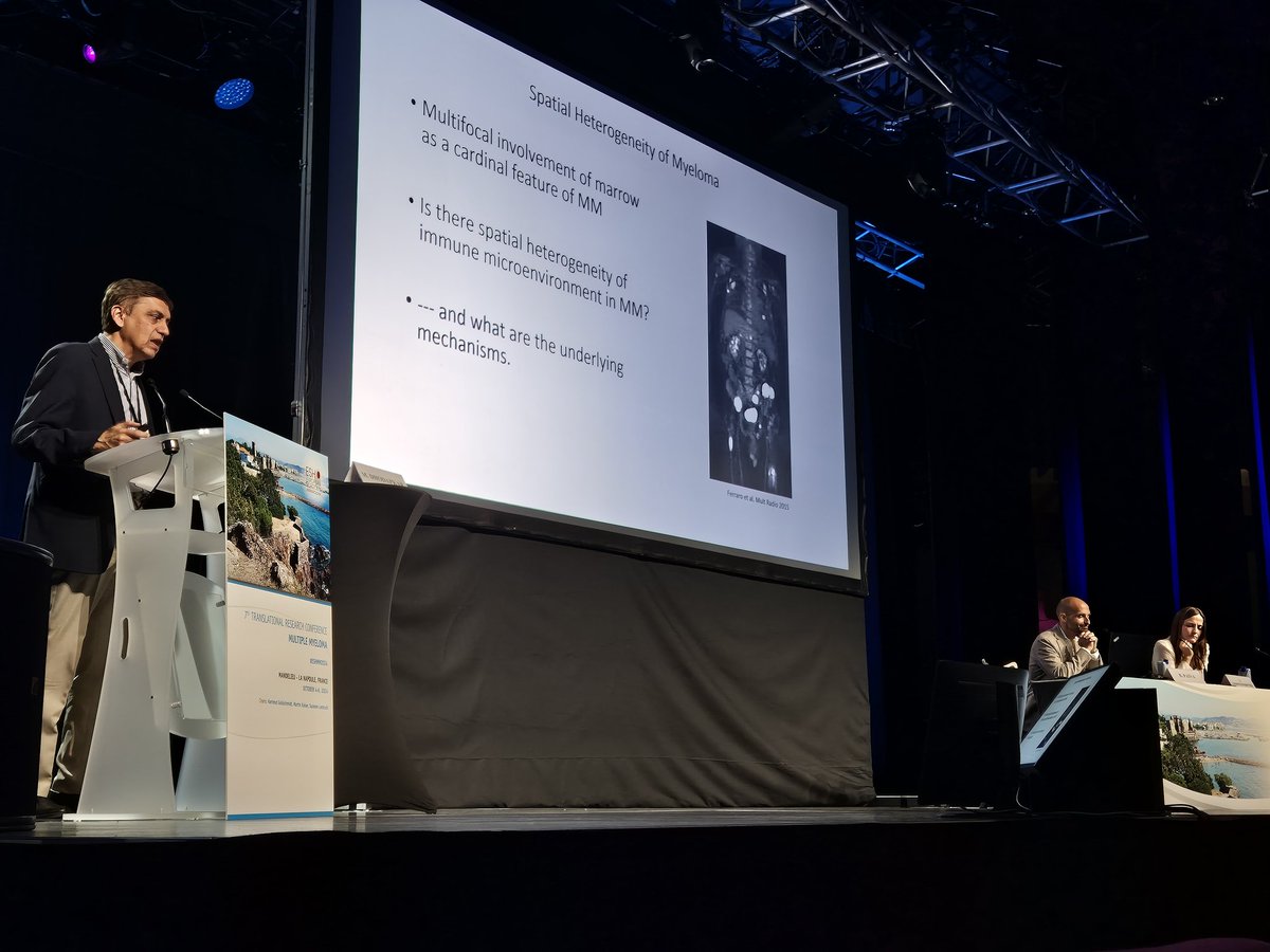 We're off to an amazing start of <a href="/ESHaematology/">ESH (Haematology)</a> #ESHMM2024 with Dr Dhodhapkar speaking in an excellent session on MGUS with <a href="/BrunoPaiva_UNAV/">Bruno Paiva</a> and Dr Thorsteinsdottir from <a href="/iStopMM/">iStopMM</a> , with excellent discussions on the progress in precursor statesof #MMsm