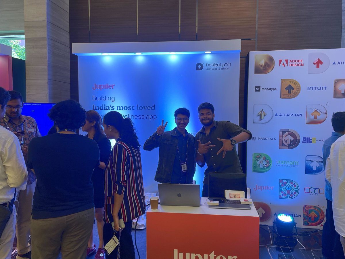TheJupiterApp's tweet image. We’re at India’s biggest design conference, come visit us!

@DesignUpConf #designup