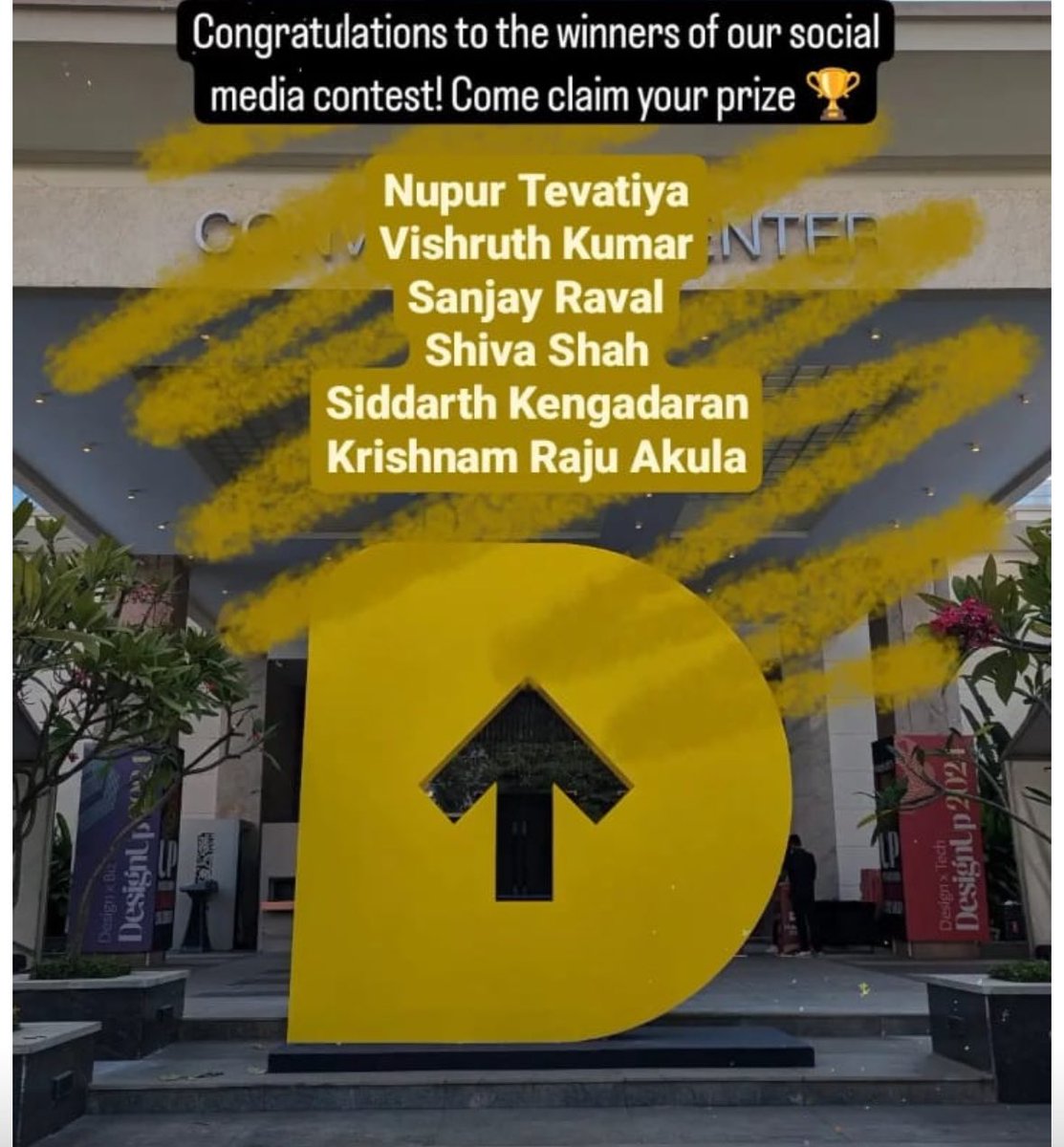 DesignUpConf's tweet image. Congratulations to the winners of the social media contest. #DesignUp24