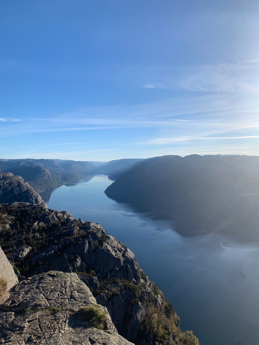 God fredag fra Preikestolen.
