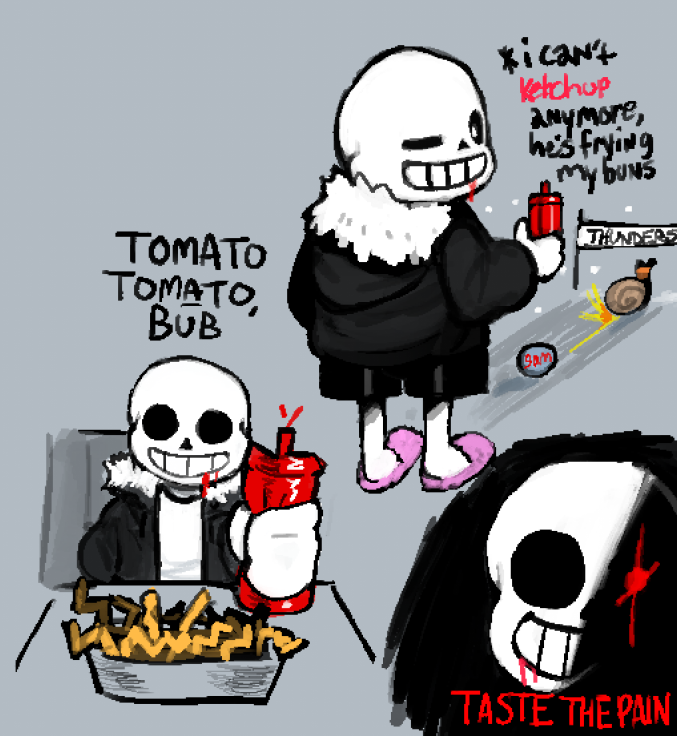 doodles of sam in these hard times 