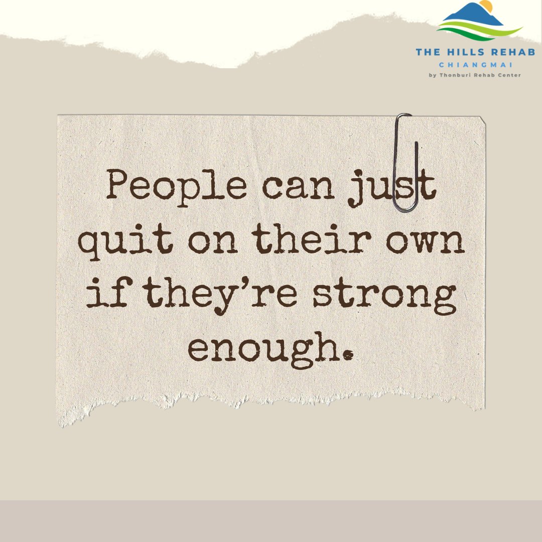 ThehillsTH's tweet photo. 7.People can quit on their own with enough willpower.
-Reality: Addiction affects the brain and requires professional treatment, not just willpower. https://t.co/yVLiaTbyzs
