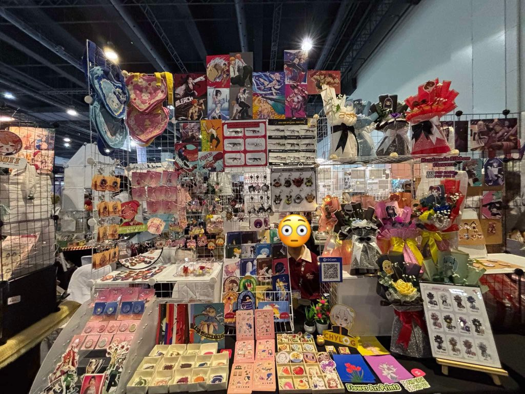 Forgot to mention that we are on #Cosmania2024 at FK-02! Come drop by to say hi! 🫣