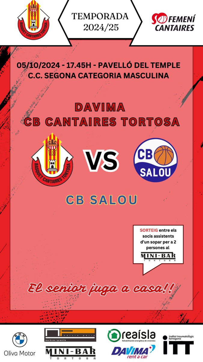 CB Cantaires Tortosa tweet media