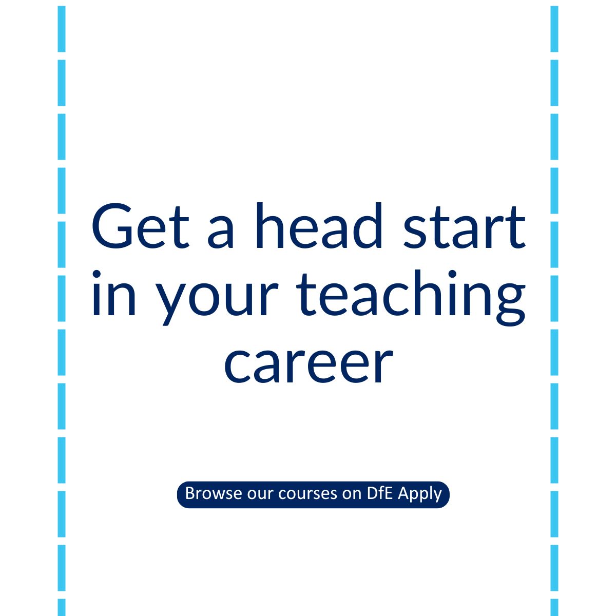 💫 Interested in becoming a teacher? 

Get a head start by browsing our courses on the DfE Apply webpage before applications open on October 8th. 

Simply search 'Inspiring Leaders' in the Training Provider search: buff.ly/3XU0pXB