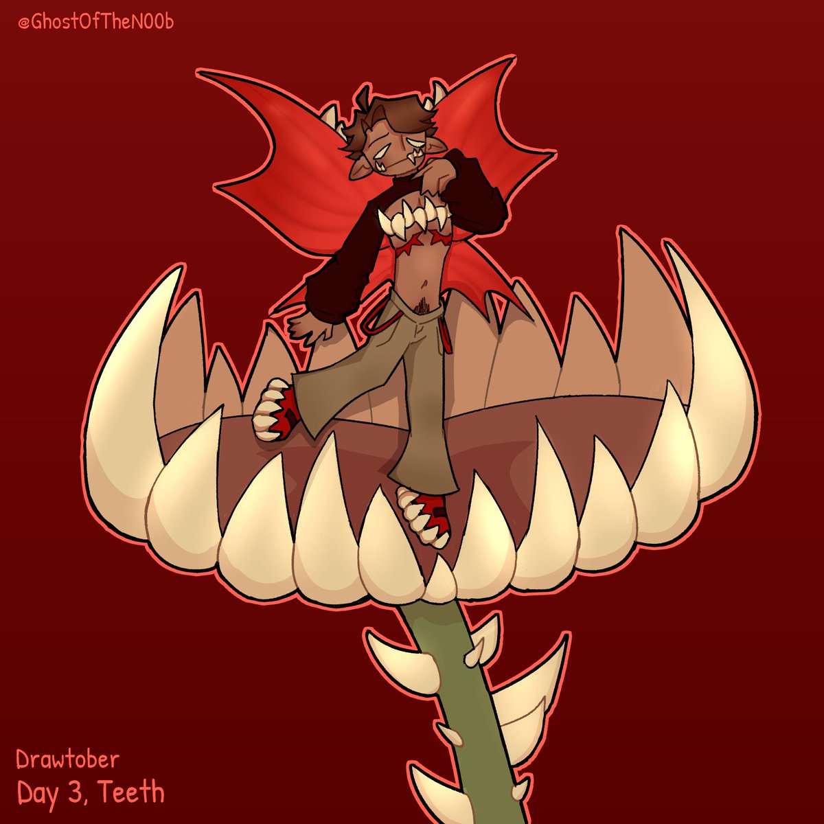 "Talk so pretty but your heart got teeth"

Teeth fairies? Teeth flowers? I like that, I should get to writing! 

Credit to @/funfettitoonz for the prompt list!

#drawtober2024