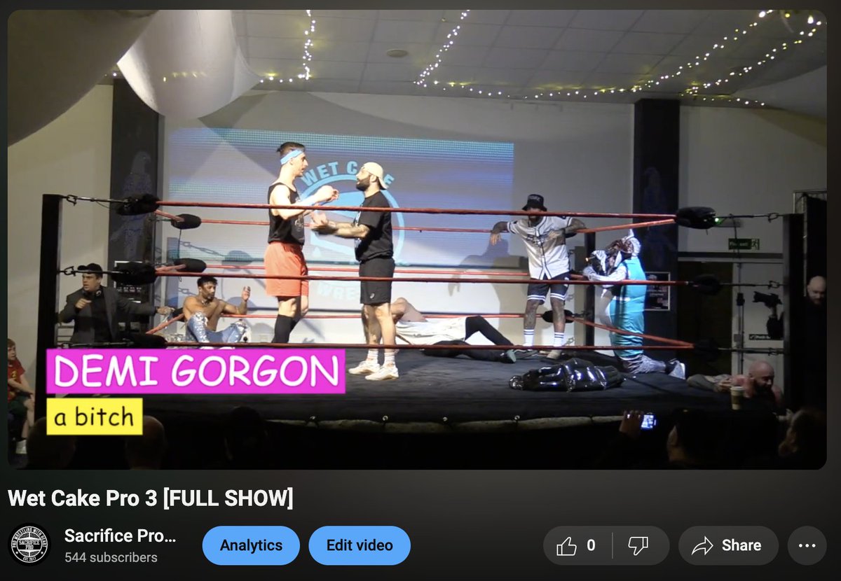 youtu.be/1m-z1pcX2uQ

WET CAKE, FULL SHOW OUT NOW!