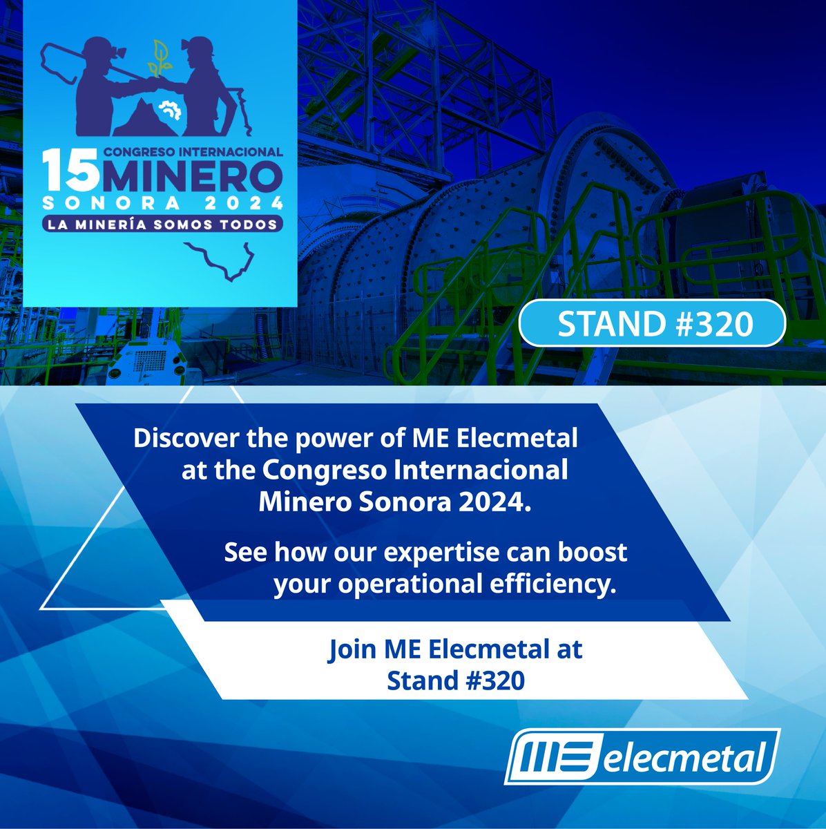 MEElecmetal's tweet image. Next week, the ME Elecmetal team will be at the Congreso Internacional Minero Sonora 2024! Come learn how we can drive sustainable and impactful improvements in your milling and crushing operations.
Visit: usa.me-elecmetal.com/en-us/events/c…
#LaMineríaSomosTodos #Sonora2024 #MiningMexico