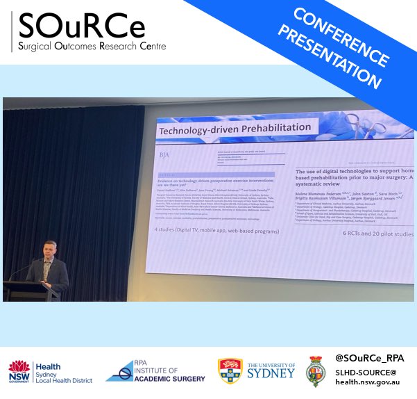 SOuRCe (@source_rpa) on Twitter photo Our Director, A/Prof Steffens, and Prehabilitation Team presented on models of care for prehabilitation around the world at #ERASMEL24. Great to share our experiences with everyone.
#prehab #cancer #PREHABMEL24
<a href="/SydneyLHD/">Sydney Local Health District</a> <a href="/PeterMacCC/">Peter Mac Cancer Centre</a> <a href="/IPoetts/">iPOETTS</a> <a href="/Sydney_Uni/">University of Sydney</a> Our Director, A/Prof Steffens, and Prehabilitation Team presented on models of care for prehabilitation around the world at #ERASMEL24. Great to share our experiences with everyone.
#prehab #cancer #PREHABMEL24
<a href="/SydneyLHD/">Sydney Local Health District</a> <a href="/PeterMacCC/">Peter Mac Cancer Centre</a> <a href="/IPoetts/">iPOETTS</a> <a href="/Sydney_Uni/">University of Sydney</a>