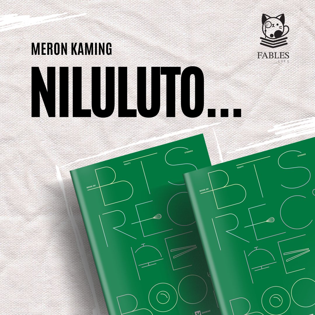 ✨ Good news, mga Army! ✨

Parating na ang Filipino Edition ng BTS Recipe Book! 

Handa na ba kayong magluto ng mga paboritong pagkain nina Jungkook, V, Jimin, Suga, RM, Jin, at j-hope? 

Pwede ka nang mag pre-order! 
fables.life/products/bts-r…
#ArmyCookingAdventures #BTS