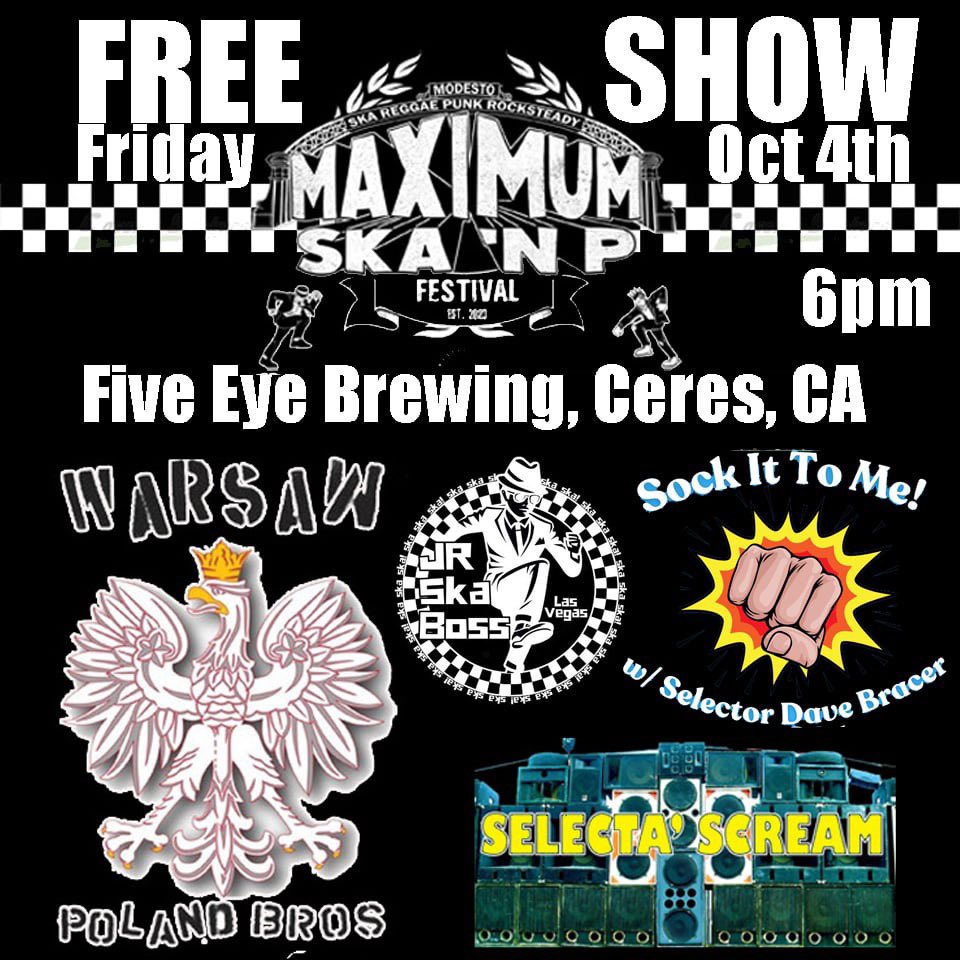 <a href="/MaximumSkanP/">Maximum Ska n’ P</a> kick off party if free tomorrow!