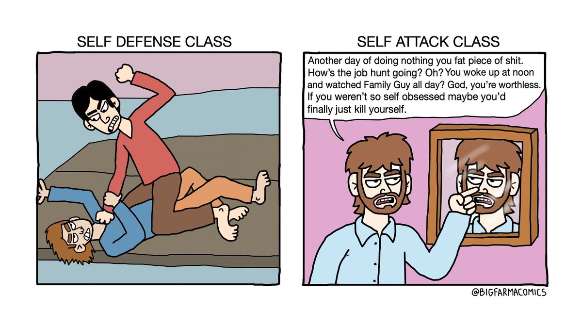 you can practice this one at home :) 
#webcomic #comic #selfhatred