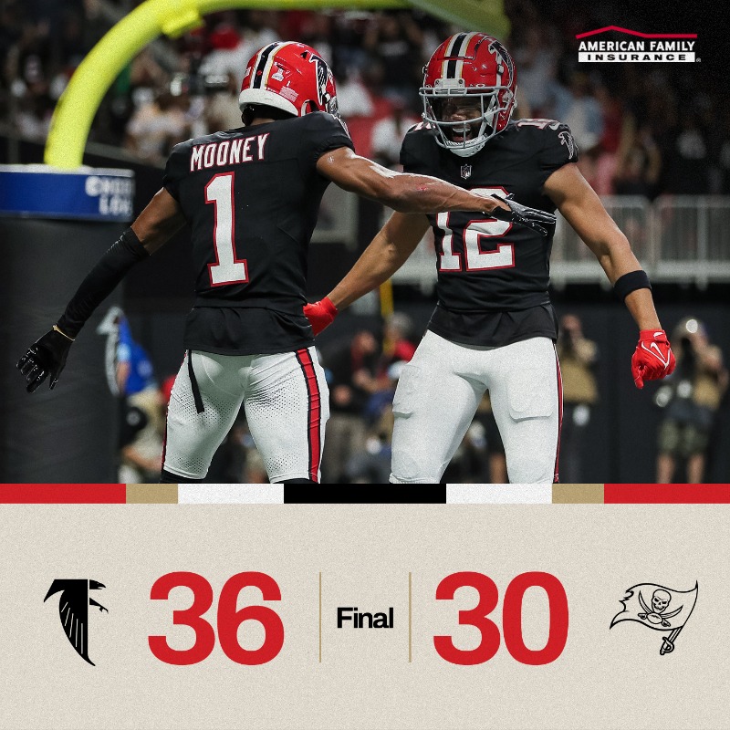 AtlantaFalcons's tweet photo. OVERTIME W
OVERTIME W
OVERTIME W