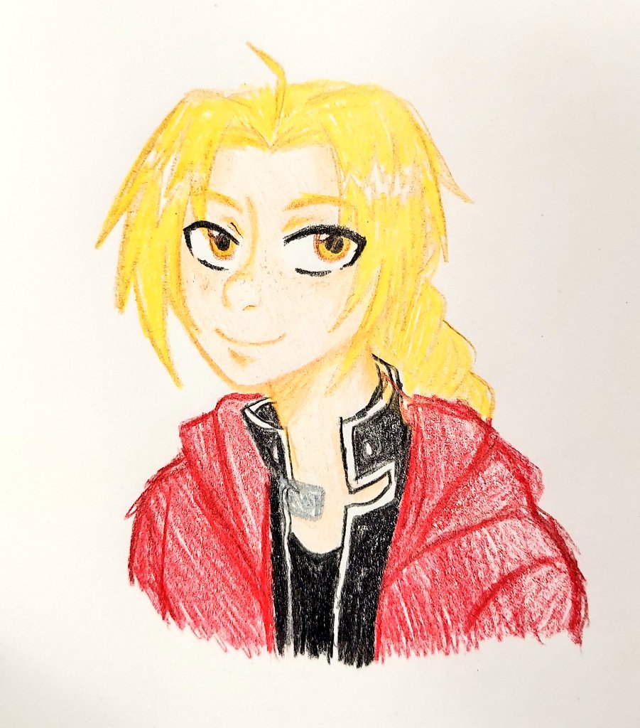 ArtofaNobody's tweet image. Have a VERY quick half-reffed Ed I did on my breaks at work today 🦾
#edwardelric #fma #fullmetalalchemist