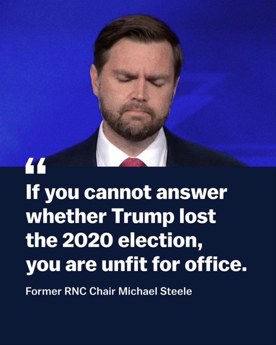 LiddleSavages's tweet image. FACT. 

DISQUALIFY VANCE 

#BigLie 
#DisqualifyVance 
#LiarLiarVanceOnFire 
#VanceIsUnfitForOffice