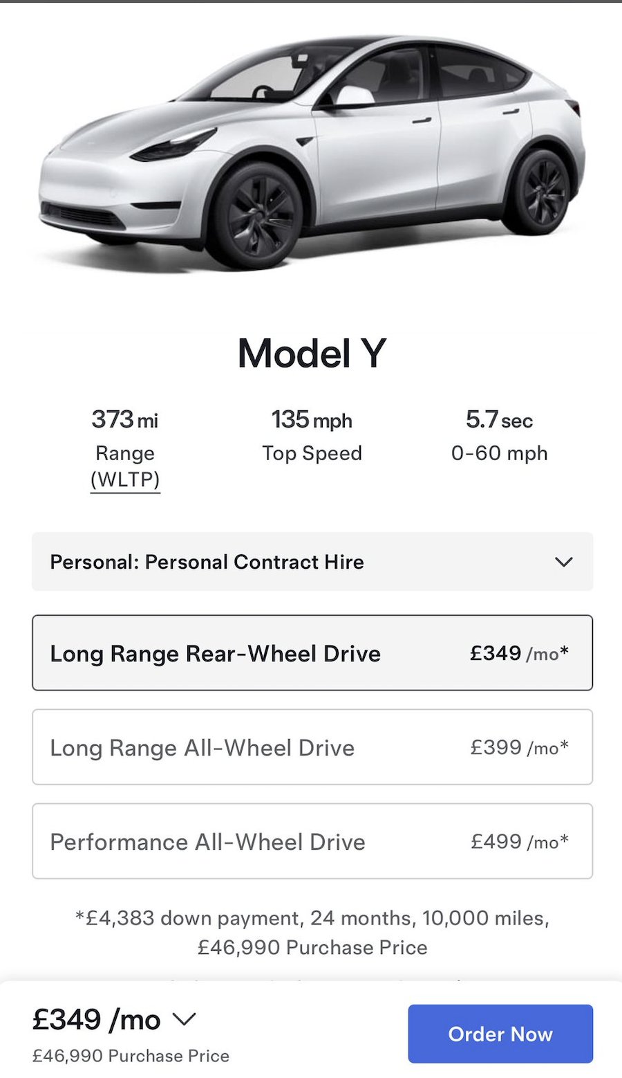 Sawyer Merritt on X NEWS Tesla has discontinued the Model Y RWD in the UK and replaced it with the Model Y RWD Long Range. https t eXGUzXsCFH X