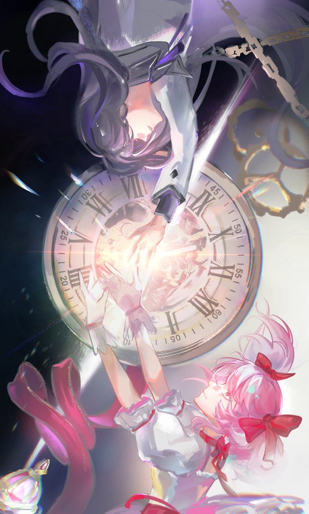 Ash_Vuhh's tweet photo. 应该是昨天发的 圆诞 #魔法少女まどかマギカ #魔法少女小圆 https://t.co/QAFYGuemDU