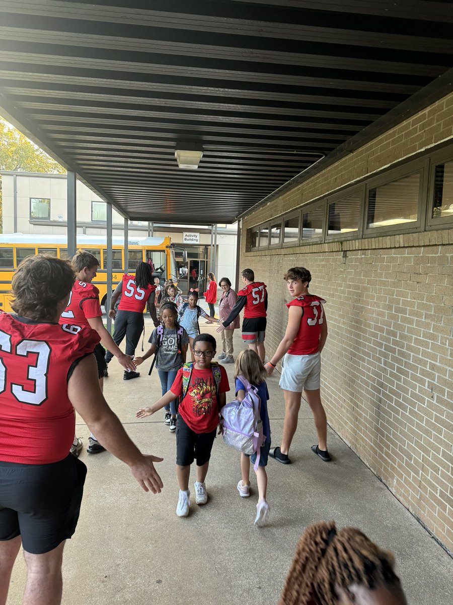 The Opelika varsity football players love spending Thursday mornings with Coach Watkins and Coach Gibson at Morris Avenue. Great way to kickstart the last day of preparation. It’s a great day to be a DAWG!!!
#OwnIt 
#Go_Dawgs