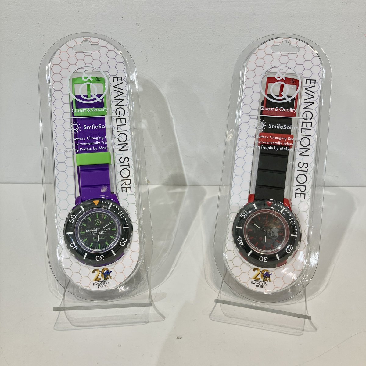 新商品】EVA STORE オリジナル 腕時計 Q&Q SmileSolar EVA STORE 20th