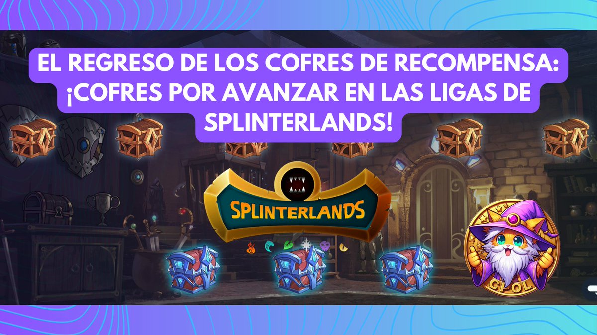 cpolsilver's tweet photo. ¡Regresaron los cofres de recompensa en #splinterlands! Esta vez cuando se suben de ligas puedes obtener cofres. En mi blog de #HIVE por medio de @inleoio les cuento más al respecto. ¡Vayan a verlo acá, por favor! 👇👇
https://t.co/yZDp7TeDGh #play2earn #spanish https://t.co/DACAV7WCTQ
