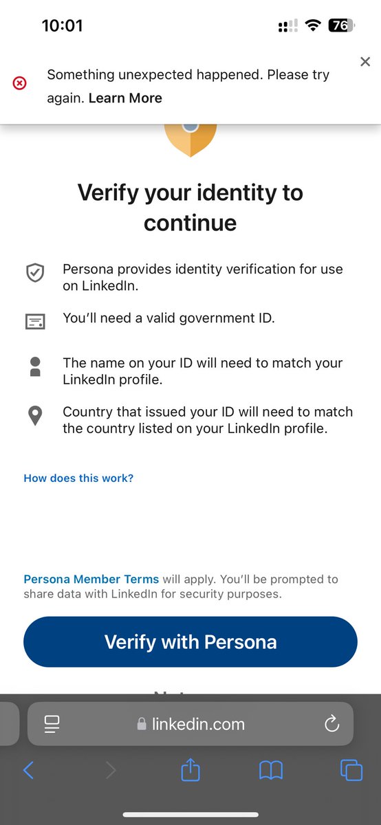 janmol03's tweet photo. @LinkedIn Getting this error @LinkedIn @LinkedInIndia @LinkedInHelp https://t.co/z6UXIAu1QN