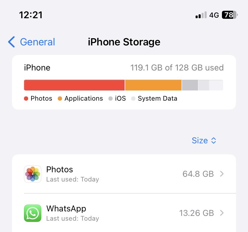 Norbaya__'s tweet photo. Koranggg!!

Saya dah jumpaaaa alat yang berguna utk kurang kan storageee dalam iphone. Untuk save segala gambar dan videoo dalam iphone korang. 

Penat nak delete, nak bagi ada space dalam phone ni, masihhhh full jugak tak berkurang. https://t.co/4xpXGHEsYS