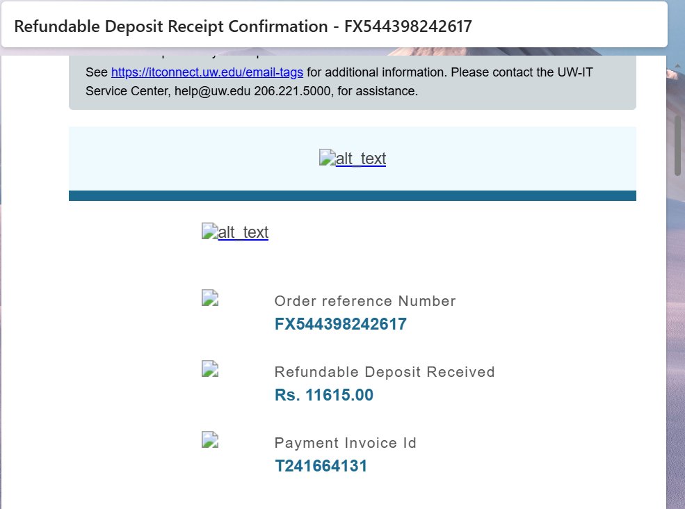 Please make sure you don't use <a href="/BookMyForex/">BookMyForex</a>  in the future. They will never refund the deposit that they tell you is refundable.
I was charged  INR 11k  refundable deposit and minutes later when I was trying to cancel the order they told me it wasn't refundable. <a href="/consaff/">Consumer Affairs</a>  help!