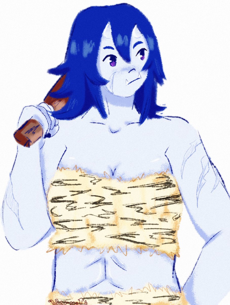 SenChannel_'s tweet photo. 3. Orc! 
#Sentober https://t.co/yxRHSKtC5a