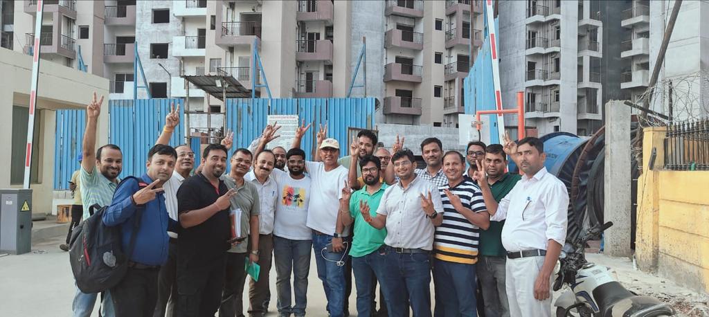 DV2AOA's tweet photo. "Happy Navratri to all the DV2 Buyers! "

We're thrilled to announce the formal approval of Adhoc AOA for Dream Valley High-rise! 
Thank you for your trust &amp; support! @DV2AOA #Navratri #AOA #DreamValleyHighrise @OfficialNBCC https://t.co/ZzniNmMwps