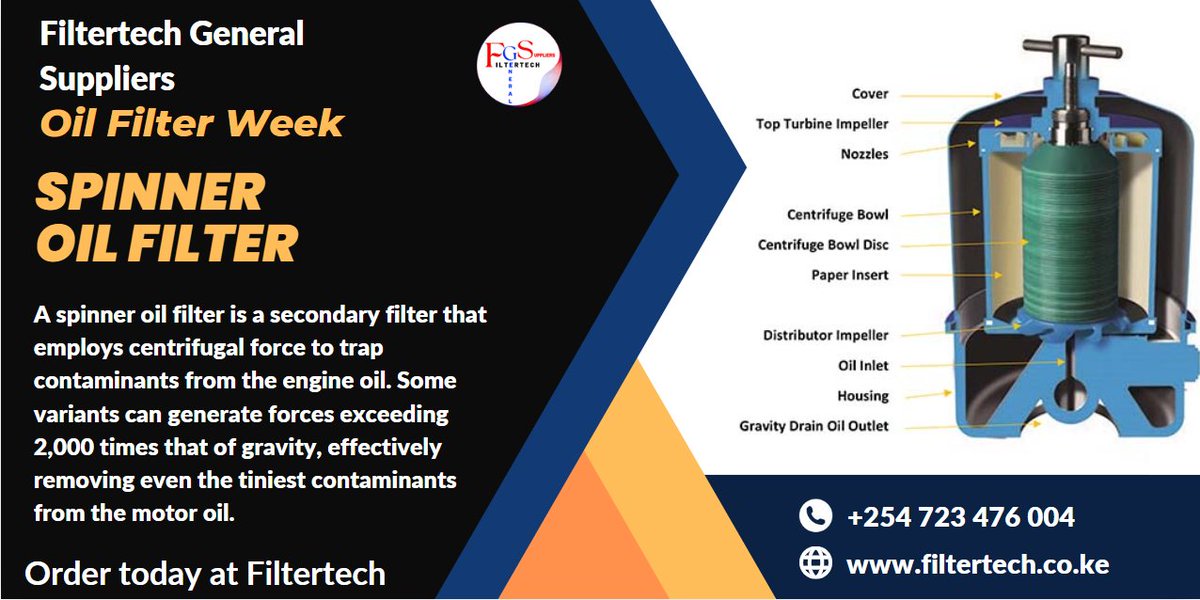 Filtertech_GS's tweet image. A wrap on Oil Filter week
Enjoy Weekend Discounts at Filtertech General Suppliers
#Filters #oilfilter #vehiclefilters #EngineHealth #carmaintenance

filtertech.co.ke