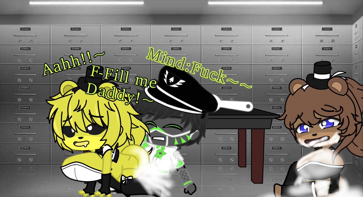 (Image Request for <a href="/black6182/">TITAN</a>)
(Animatronic AU)
Frenni x M.W Xander x Type-0
M.W Xander had to do some maintenance with Frenni &amp; Type-0 while A.Jeremy had to do some cleaning.
#gacha18 #gacha34 #gachansfw #gachansfwedit #Fnia #gachaclubnsfw #gachaclubsnfwedit #gachansfwcommunity