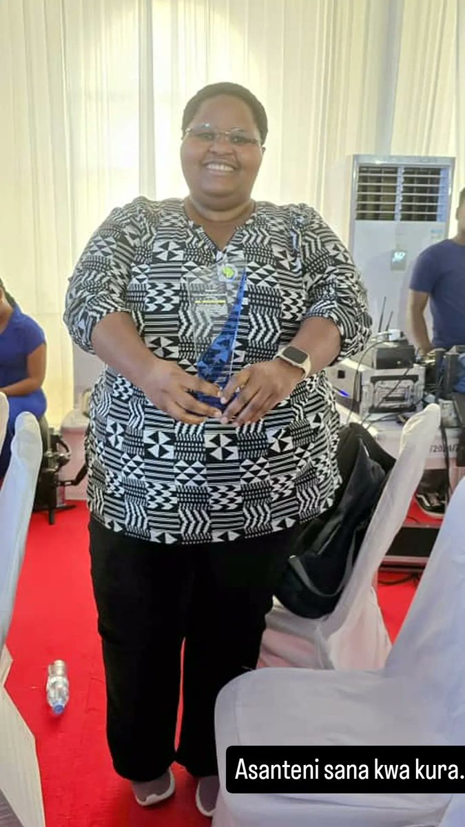 I would like to express my sincere gratitude for receiving the Dr. Mwele Malecela Award from the Tanzania Health Summit 2024.